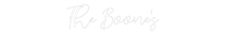 CREATE YOUR OWN WEDDING NEON SIGN The Boone’s