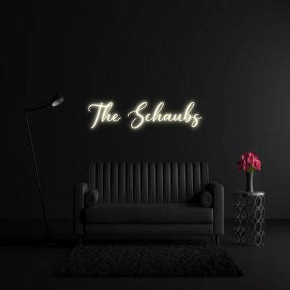 CREATE YOUR OWN WEDDING NEON SIGN The Schaubs
