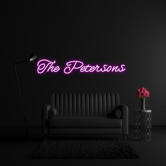 CREATE YOUR OWN WEDDING NEON SIGN The Petersons