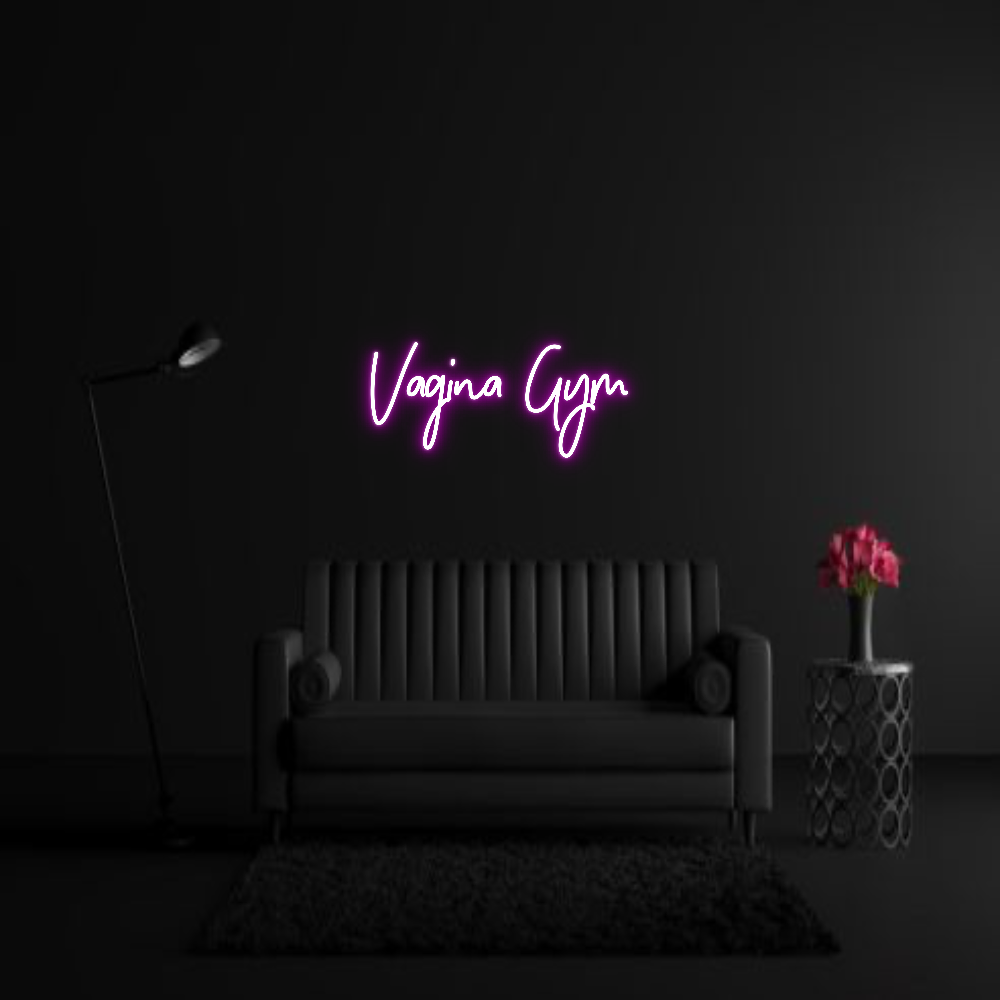 CREATE YOUR OWN WEDDING NEON SIGN Vagina Gym