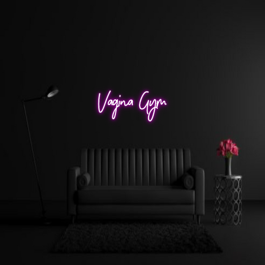 CREATE YOUR OWN WEDDING NEON SIGN Vagina Gym