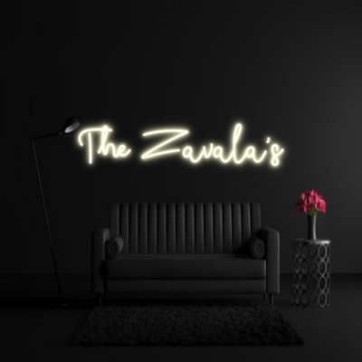 CREATE YOUR OWN WEDDING NEON SIGN The Zavala's