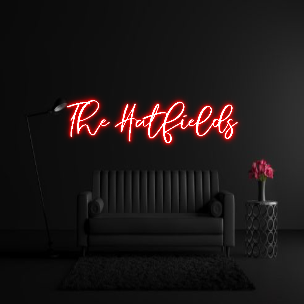 CREATE YOUR OWN WEDDING NEON SIGN The Hatfields