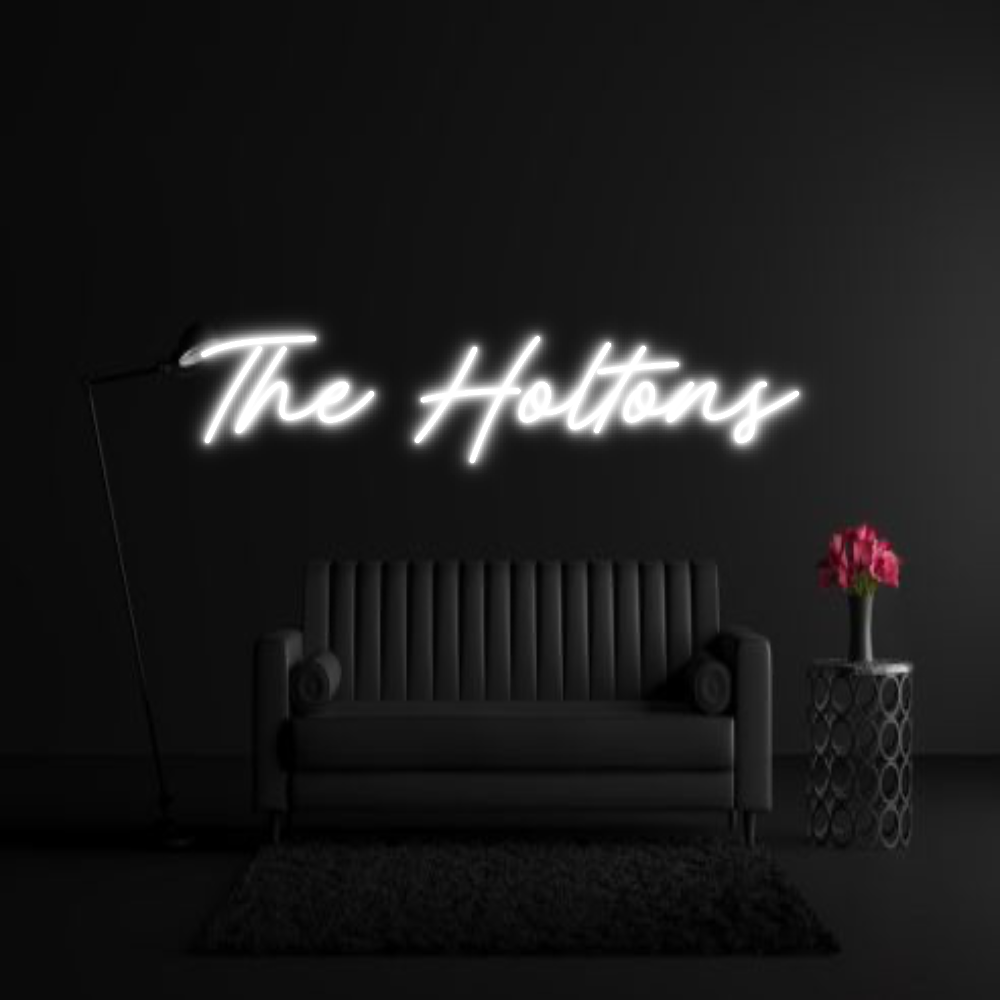 CREATE YOUR OWN WEDDING NEON SIGN The Holtons