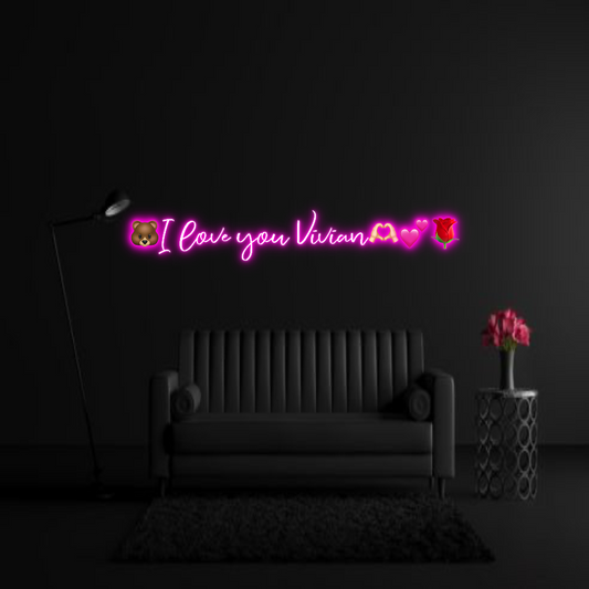 CREATE YOUR OWN WEDDING NEON SIGN 🐻I love you ...