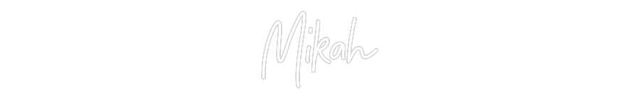 CREATE YOUR OWN WEDDING NEON SIGN Mikah