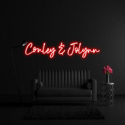 CREATE YOUR OWN WEDDING NEON SIGN Conley & Jolynn
