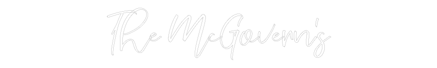 CREATE YOUR OWN WEDDING NEON SIGN The McGovern’s