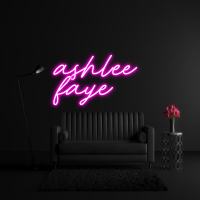 CREATE YOUR OWN WEDDING NEON SIGN ashlee 
faye