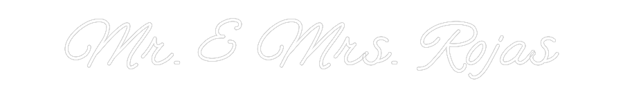 CREATE YOUR OWN WEDDING NEON SIGN Mr. & Mrs. Ro...