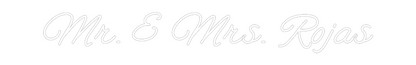 CREATE YOUR OWN WEDDING NEON SIGN Mr. & Mrs. Ro...