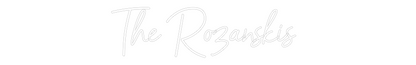 CREATE YOUR OWN WEDDING NEON SIGN The Rozanskis