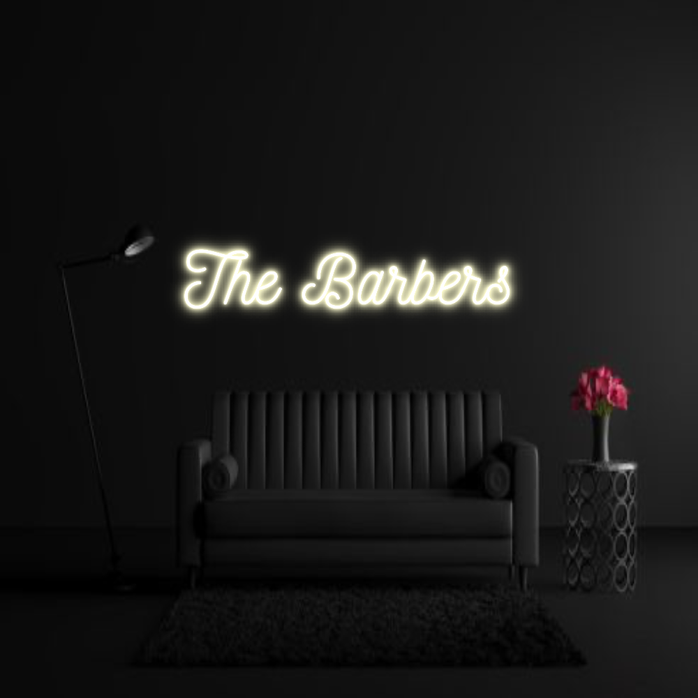 CREATE YOUR OWN WEDDING NEON SIGN The Barbers