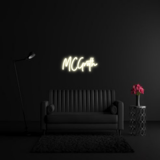 CREATE YOUR OWN WEDDING NEON SIGN MCGrath