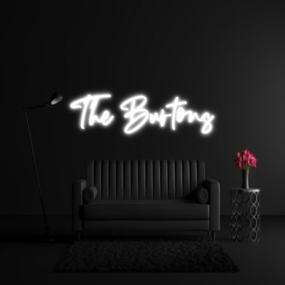 CREATE YOUR OWN WEDDING NEON SIGN The Burtons