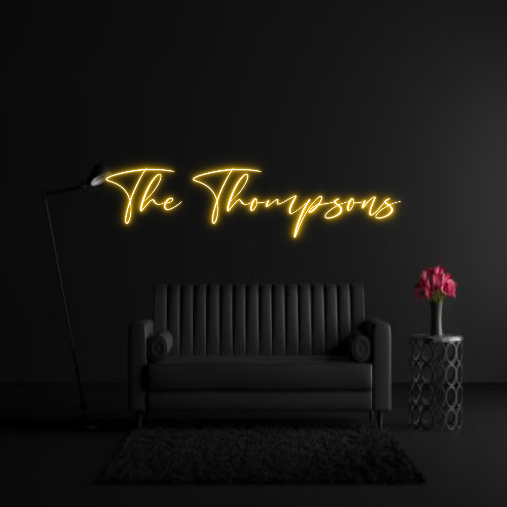 CREATE YOUR OWN WEDDING NEON SIGN The Thompsons
