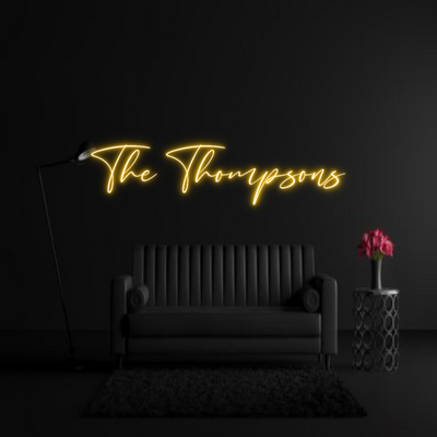 CREATE YOUR OWN WEDDING NEON SIGN The Thompsons