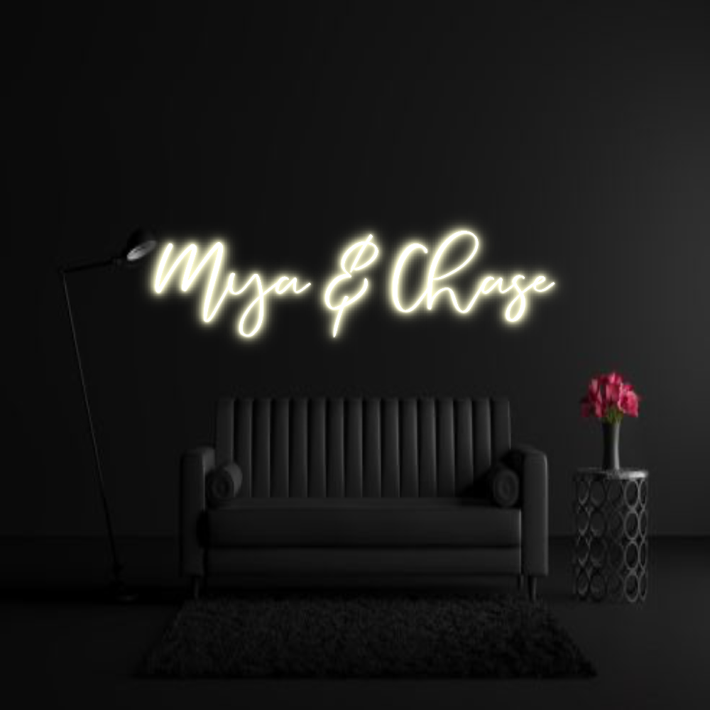 CREATE YOUR OWN WEDDING NEON SIGN Mya & Chase