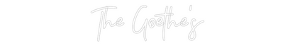 CREATE YOUR OWN WEDDING NEON SIGN The Goethe's