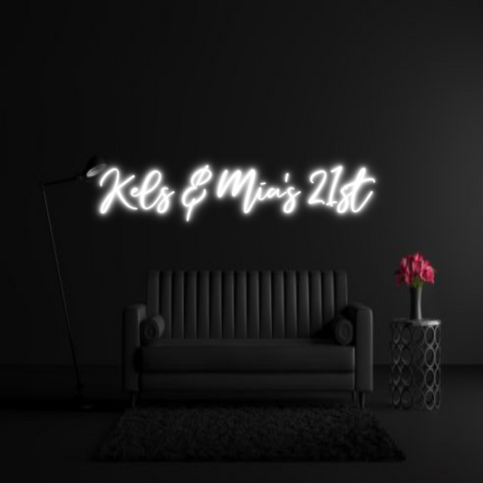 CREATE YOUR OWN WEDDING NEON SIGN Kels & Mia’s ...
