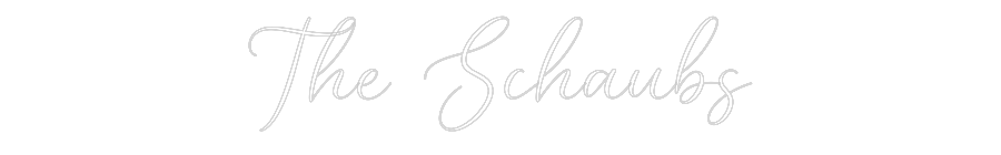 CREATE YOUR OWN WEDDING NEON SIGN The Schaubs