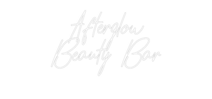 CREATE YOUR OWN WEDDING NEON SIGN Afterglow
Be...