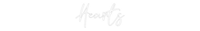 CREATE YOUR OWN WEDDING NEON SIGN Hearts