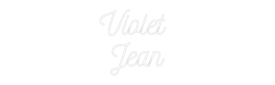 CREATE YOUR OWN WEDDING NEON SIGN Violet 
Jean