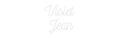 CREATE YOUR OWN WEDDING NEON SIGN Violet 
Jean