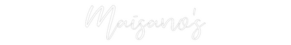 CREATE YOUR OWN WEDDING NEON SIGN Maisano’s