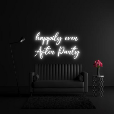 CREATE YOUR OWN WEDDING NEON SIGN happily ever
...