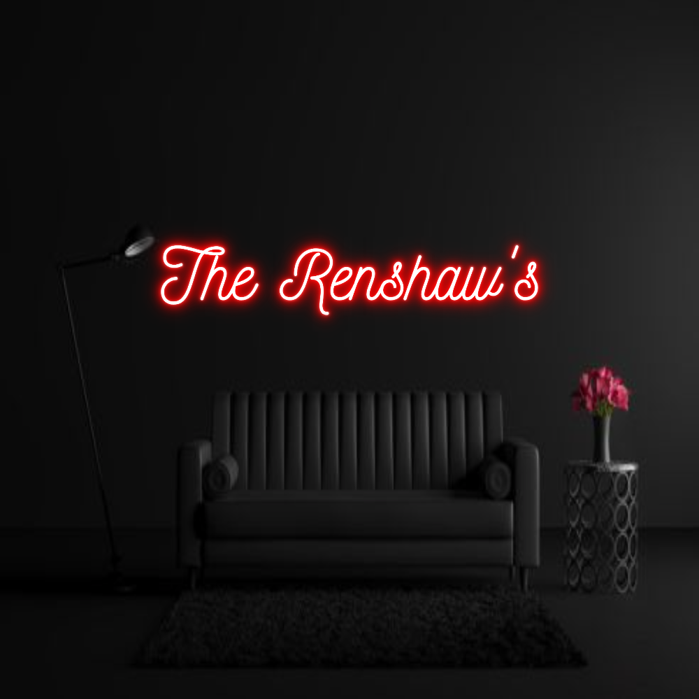 CREATE YOUR OWN WEDDING NEON SIGN The Renshaw's