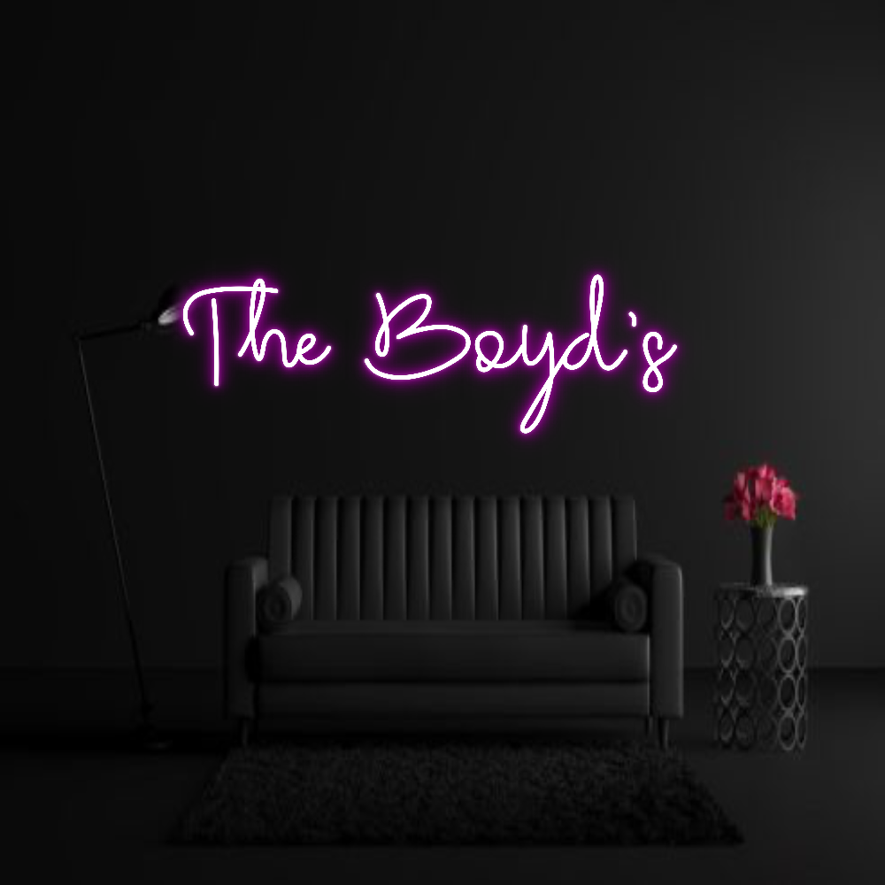 CREATE YOUR OWN WEDDING NEON SIGN The Boyd’s