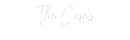 CREATE YOUR OWN WEDDING NEON SIGN The Case's