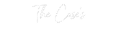 CREATE YOUR OWN WEDDING NEON SIGN The Case's