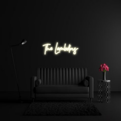 CREATE YOUR OWN WEDDING NEON SIGN The Lambdins