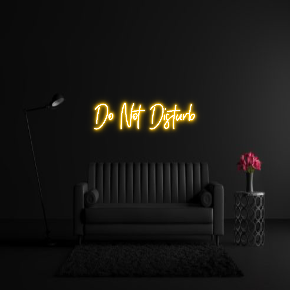 CREATE YOUR OWN WEDDING NEON SIGN Do Not Disturb