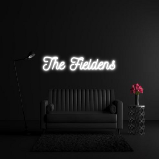 CREATE YOUR OWN WEDDING NEON SIGN The Fieldens