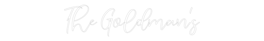 CREATE YOUR OWN WEDDING NEON SIGN The Goldman's