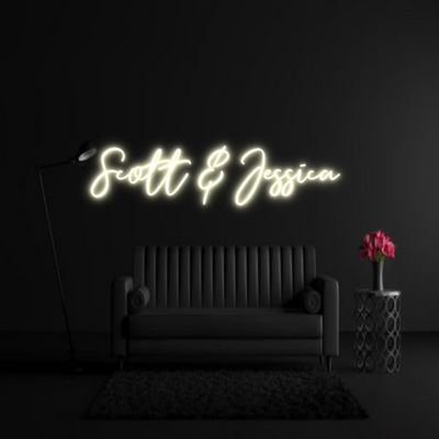 CREATE YOUR OWN WEDDING NEON SIGN Scott & Jessi...