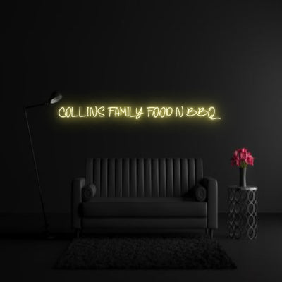 CREATE YOUR OWN WEDDING NEON SIGN COLLINS FAMIL...