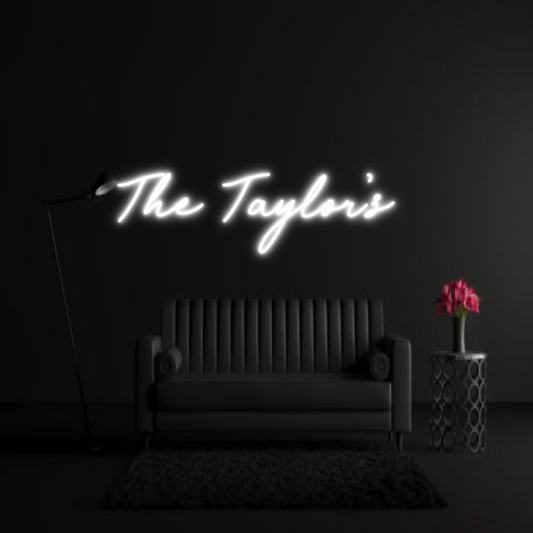 CREATE YOUR OWN WEDDING NEON SIGN The Taylor’s