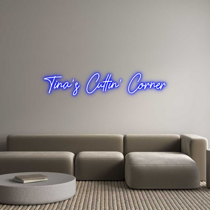 CREATE YOUR OWN CUSTOM NEON Tina's Cuttin...