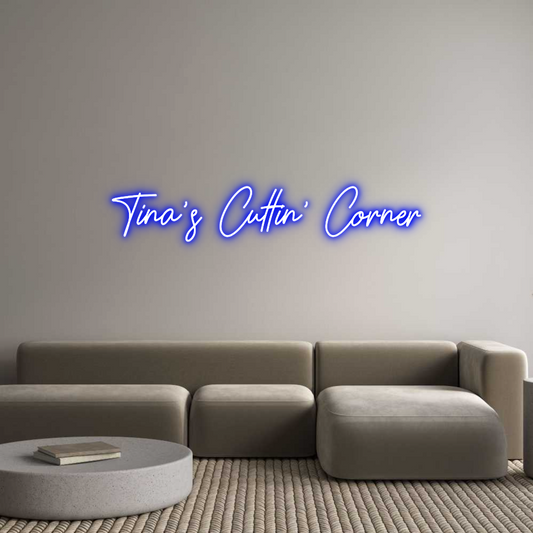 CREATE YOUR OWN CUSTOM NEON Tina's Cuttin...