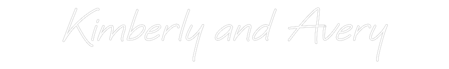 CREATE YOUR OWN WEDDING NEON SIGN Kimberly and ...