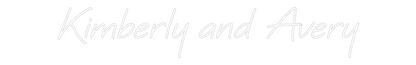CREATE YOUR OWN WEDDING NEON SIGN Kimberly and ...