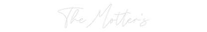 CREATE YOUR OWN WEDDING NEON SIGN The Motter's