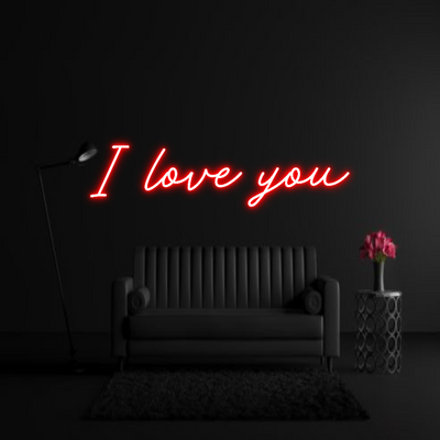 CREATE YOUR OWN WEDDING NEON SIGN I love you