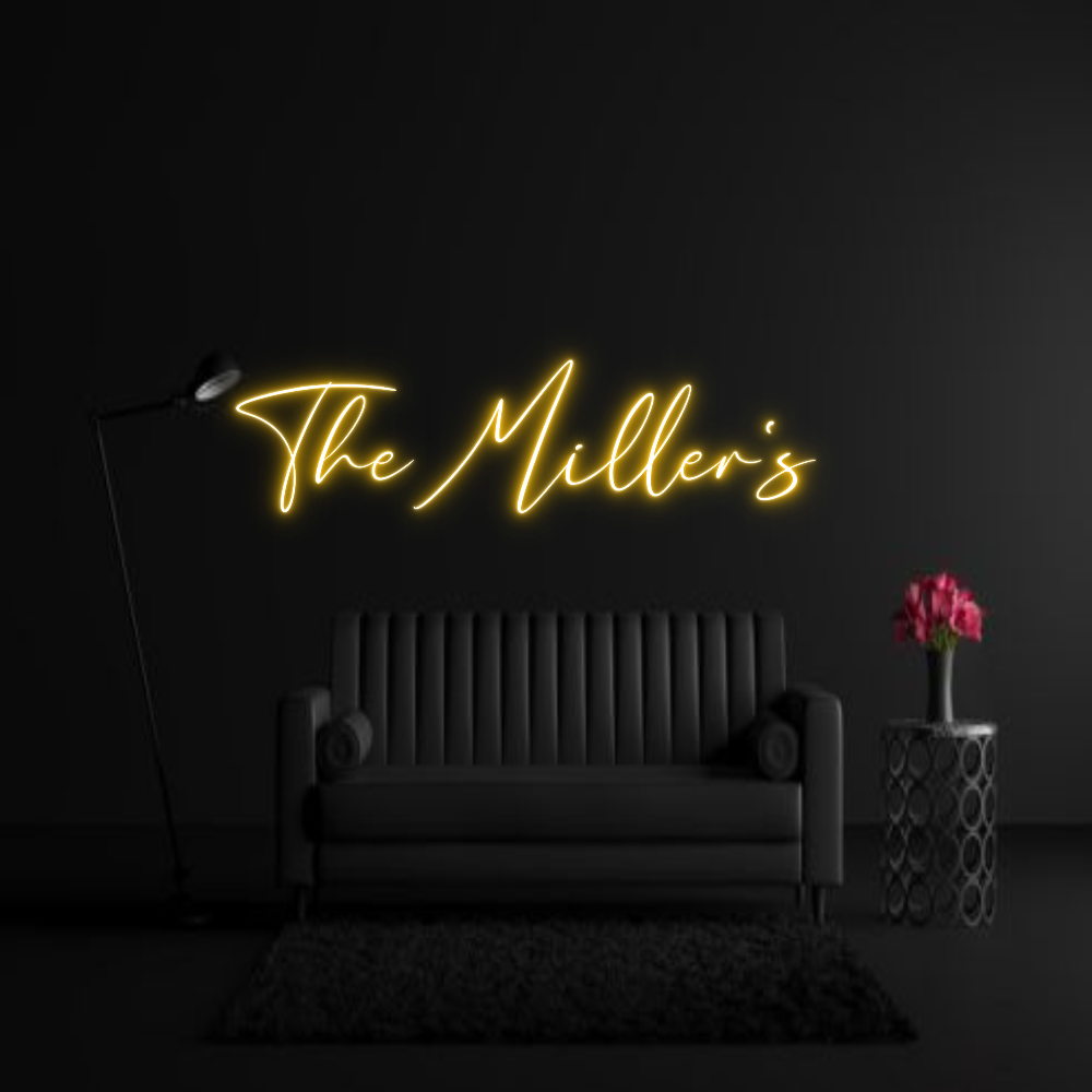 CREATE YOUR OWN WEDDING NEON SIGN The Miller's