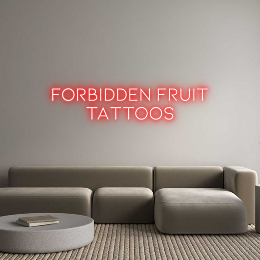 CREATE YOUR OWN CUSTOM NEON FORBIDDEN FRU...